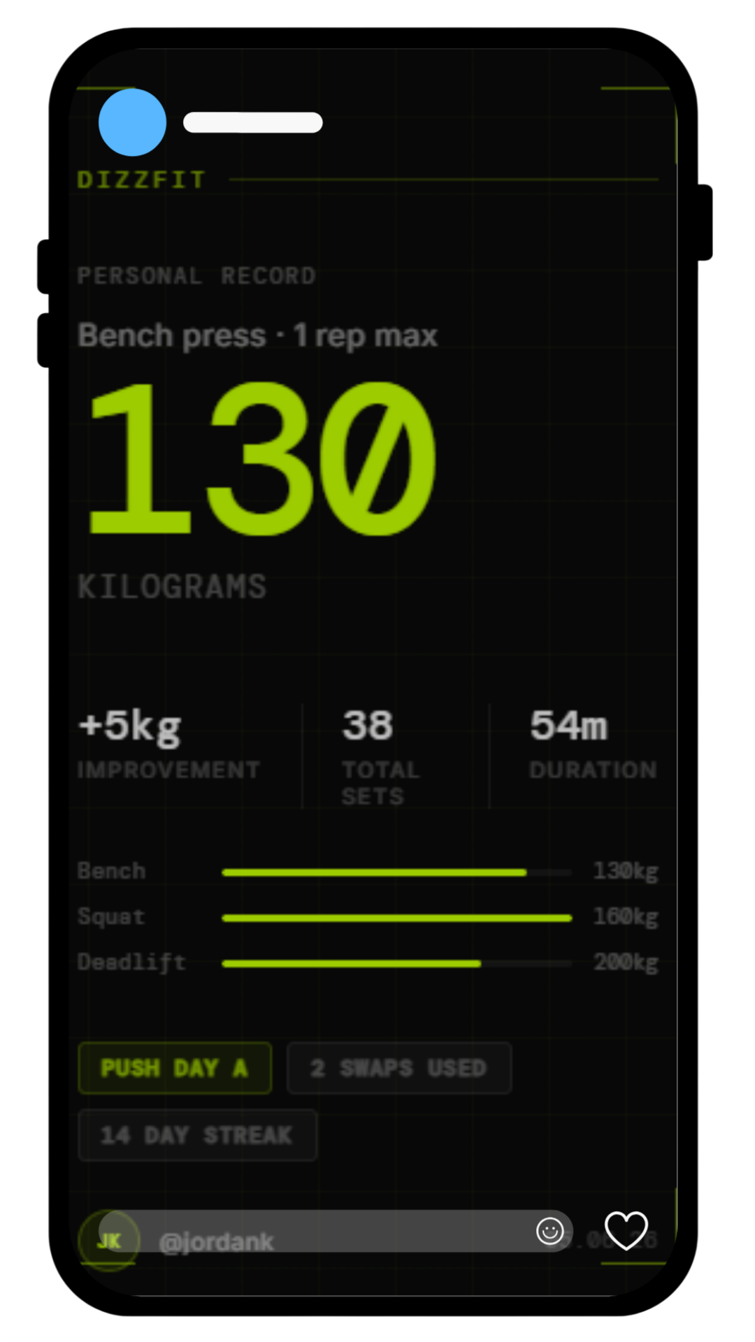 Instagram Story Progress Card